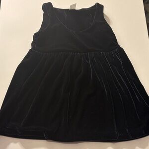 Carter's Black Velvet Kids Dress